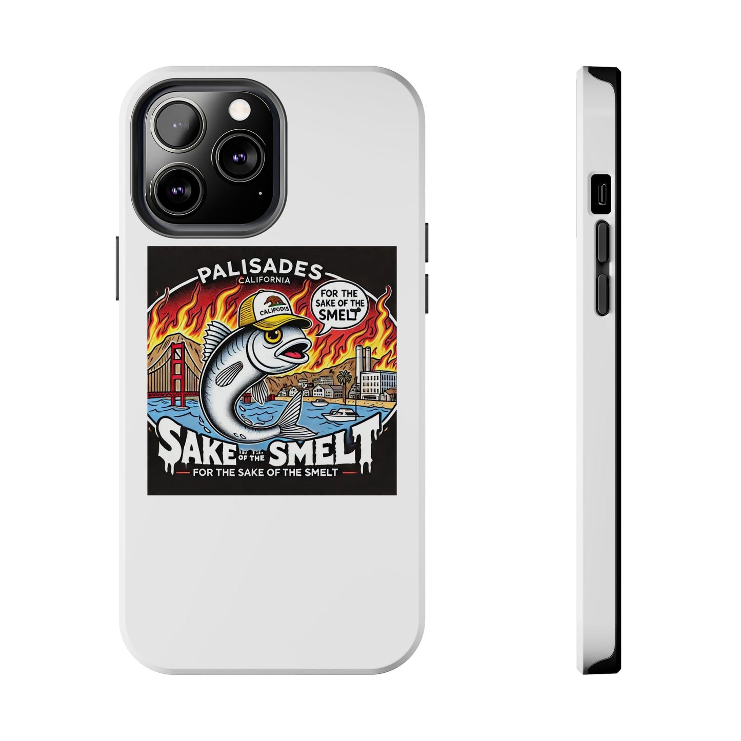 Palisades With Fish With Hair | Tough Phone Case