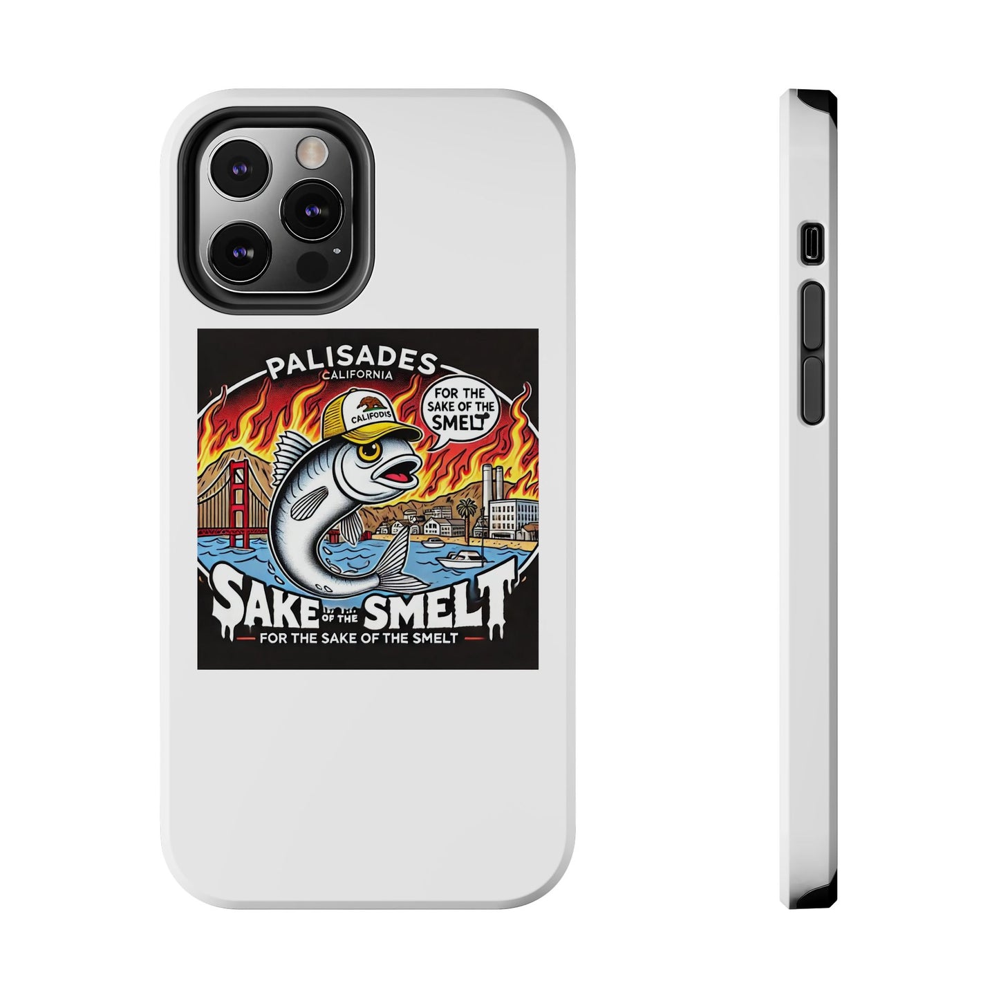 Palisades With Fish With Hair | Tough Phone Case