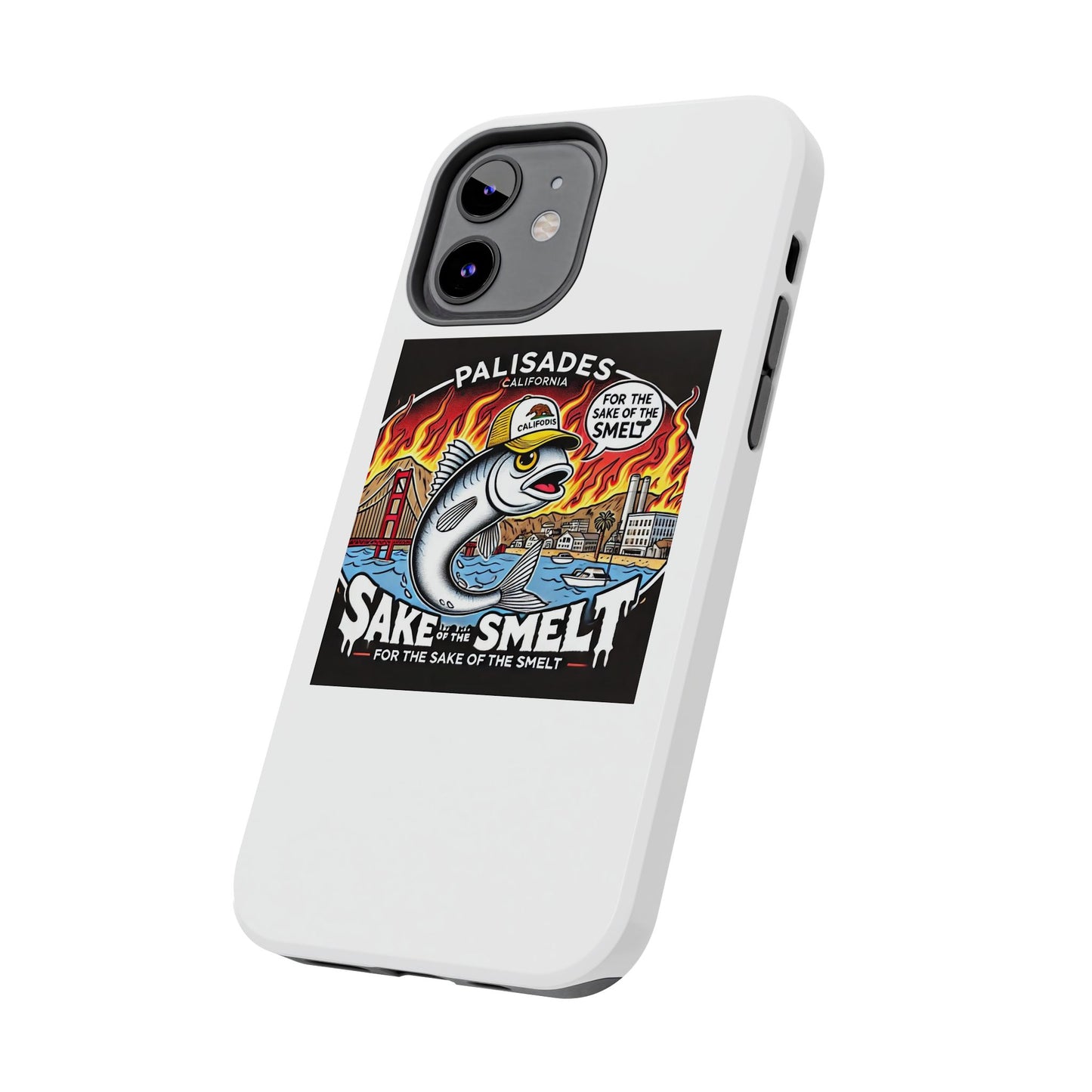 Palisades With Fish With Hair | Tough Phone Case