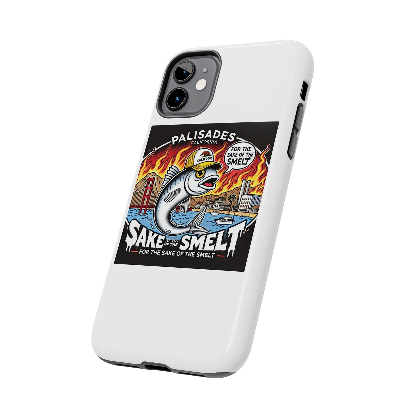 Palisades With Fish With Hair | Tough Phone Case
