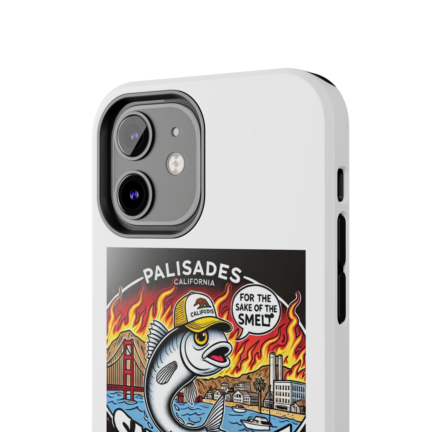 Palisades With Fish With Hair | Tough Phone Case