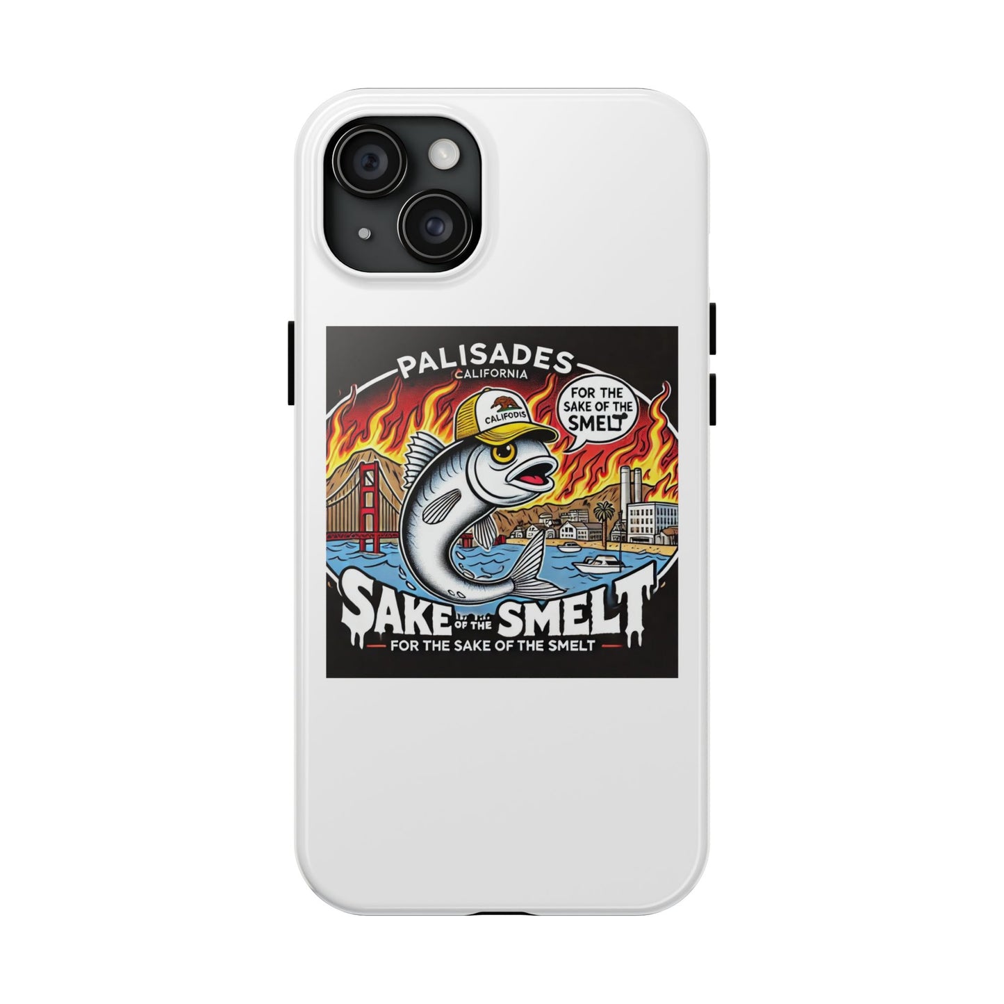 Palisades With Fish With Hair | Tough Phone Case