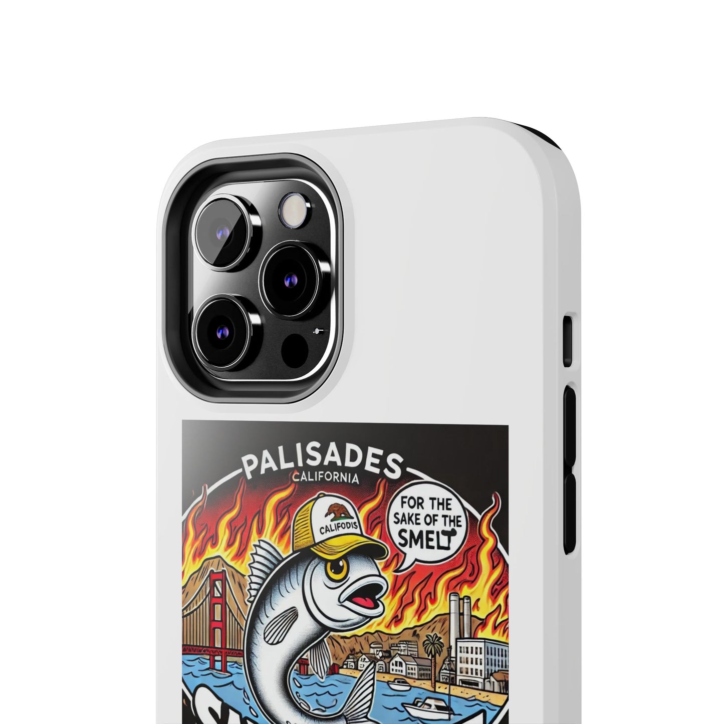 Palisades With Fish With Hair | Tough Phone Case
