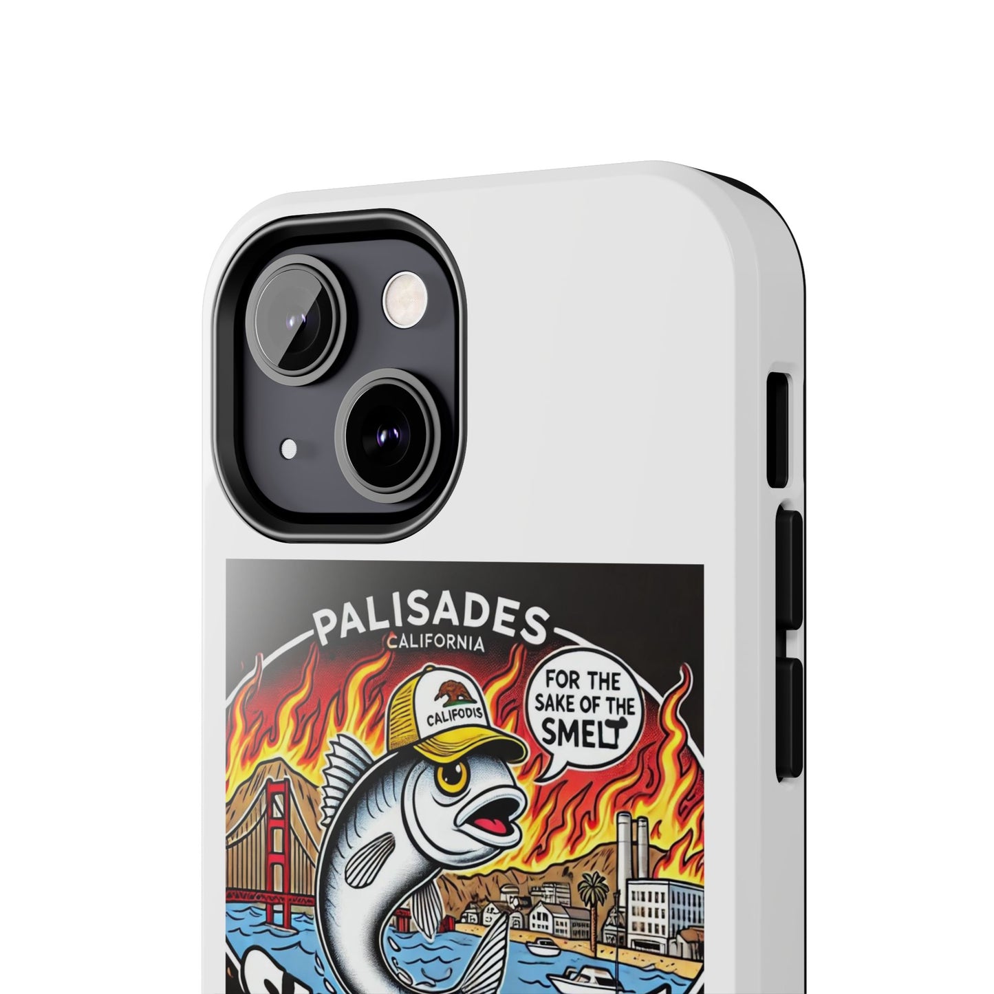 Palisades With Fish With Hair | Tough Phone Case