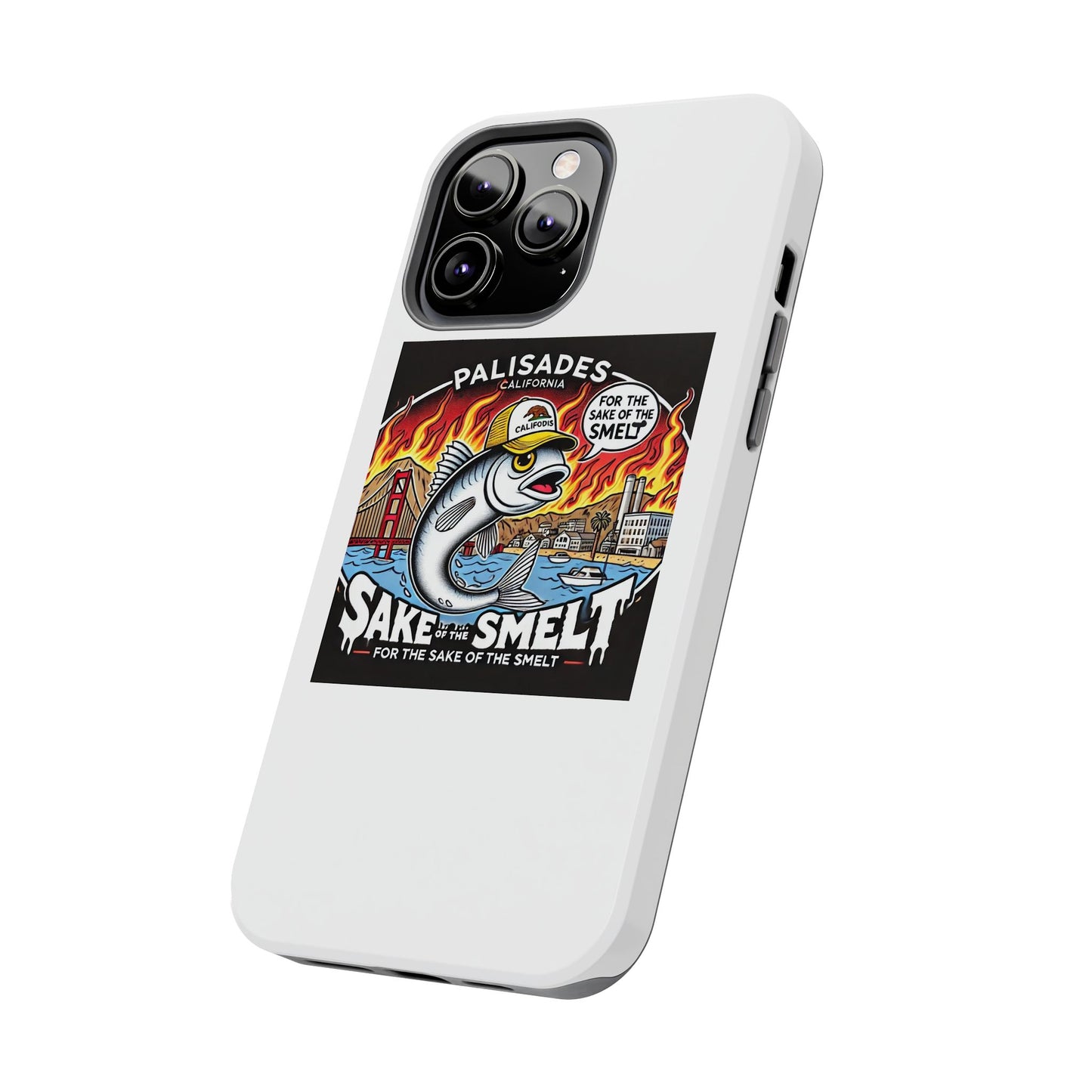Palisades With Fish With Hair | Tough Phone Case