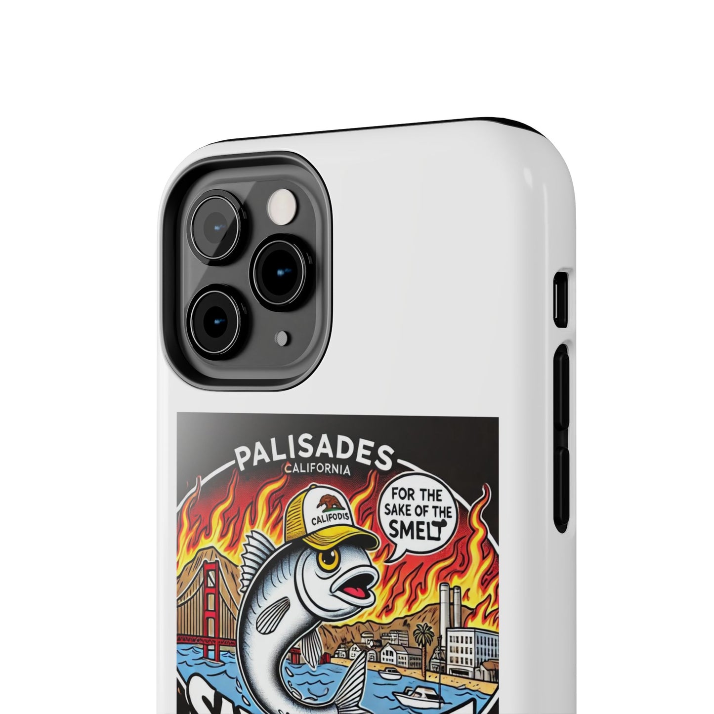 Palisades With Fish With Hair | Tough Phone Case