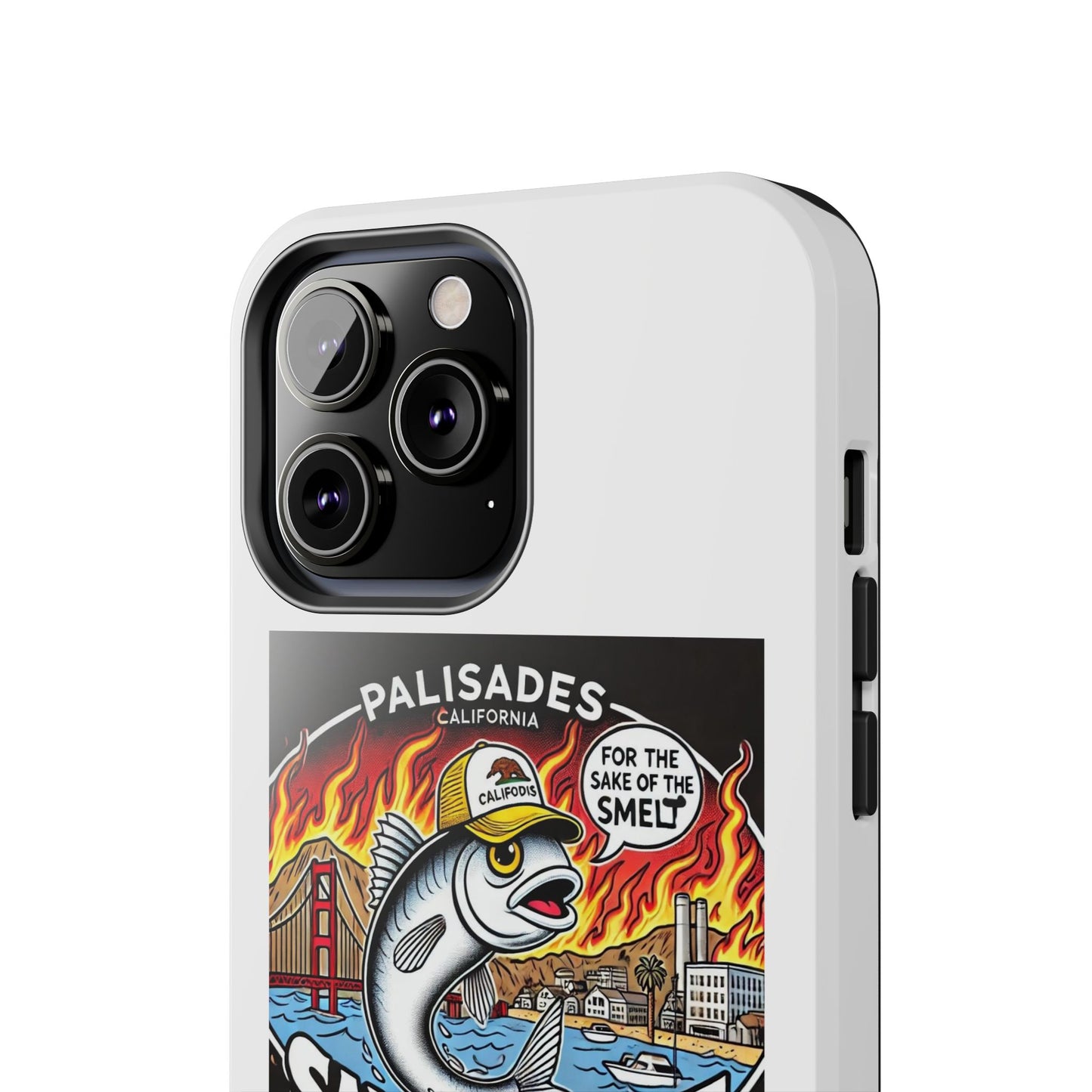 Palisades With Fish With Hair | Tough Phone Case