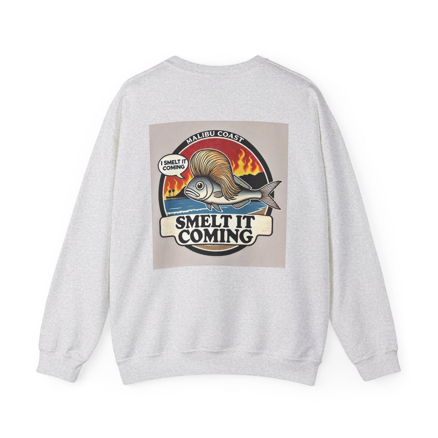 Fish With Hair Malibu | Unisex Heavy Blend™ Crewneck Sweatshirt