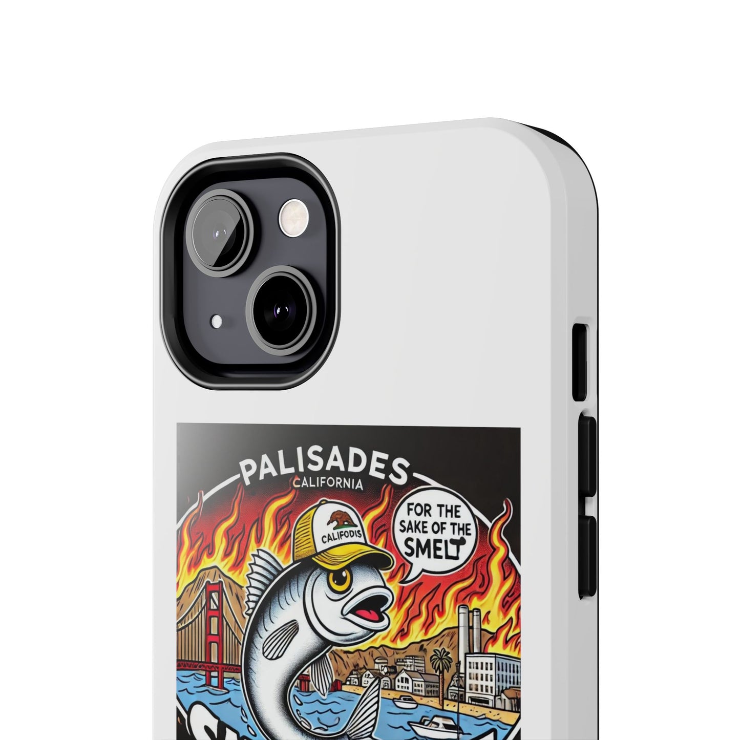 Palisades With Fish With Hair | Tough Phone Case