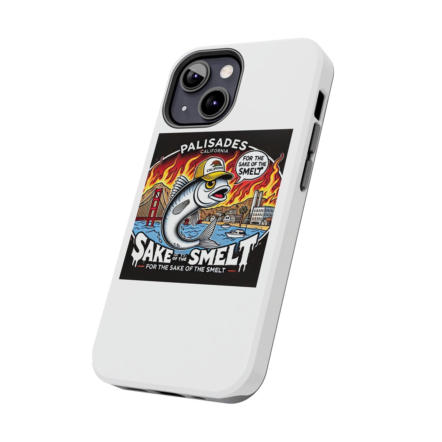 Palisades With Fish With Hair | Tough Phone Case