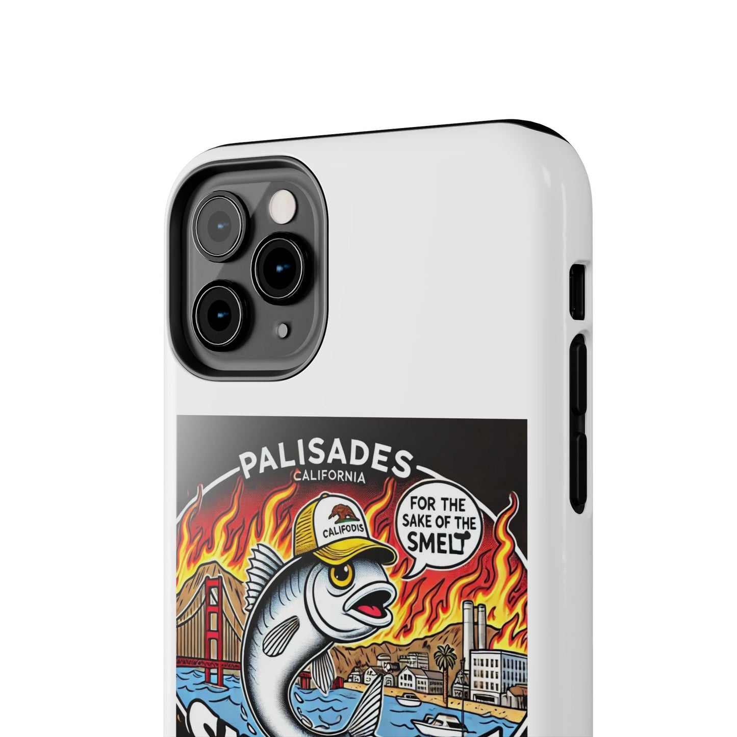 Palisades With Fish With Hair | Tough Phone Case