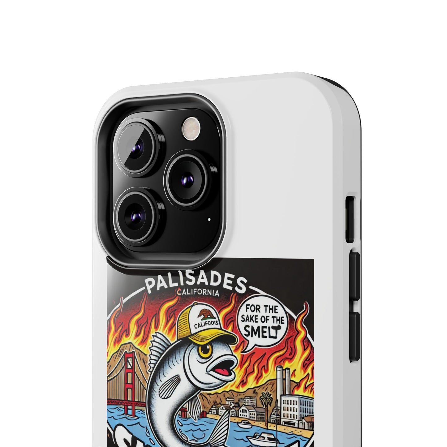 Palisades With Fish With Hair | Tough Phone Case