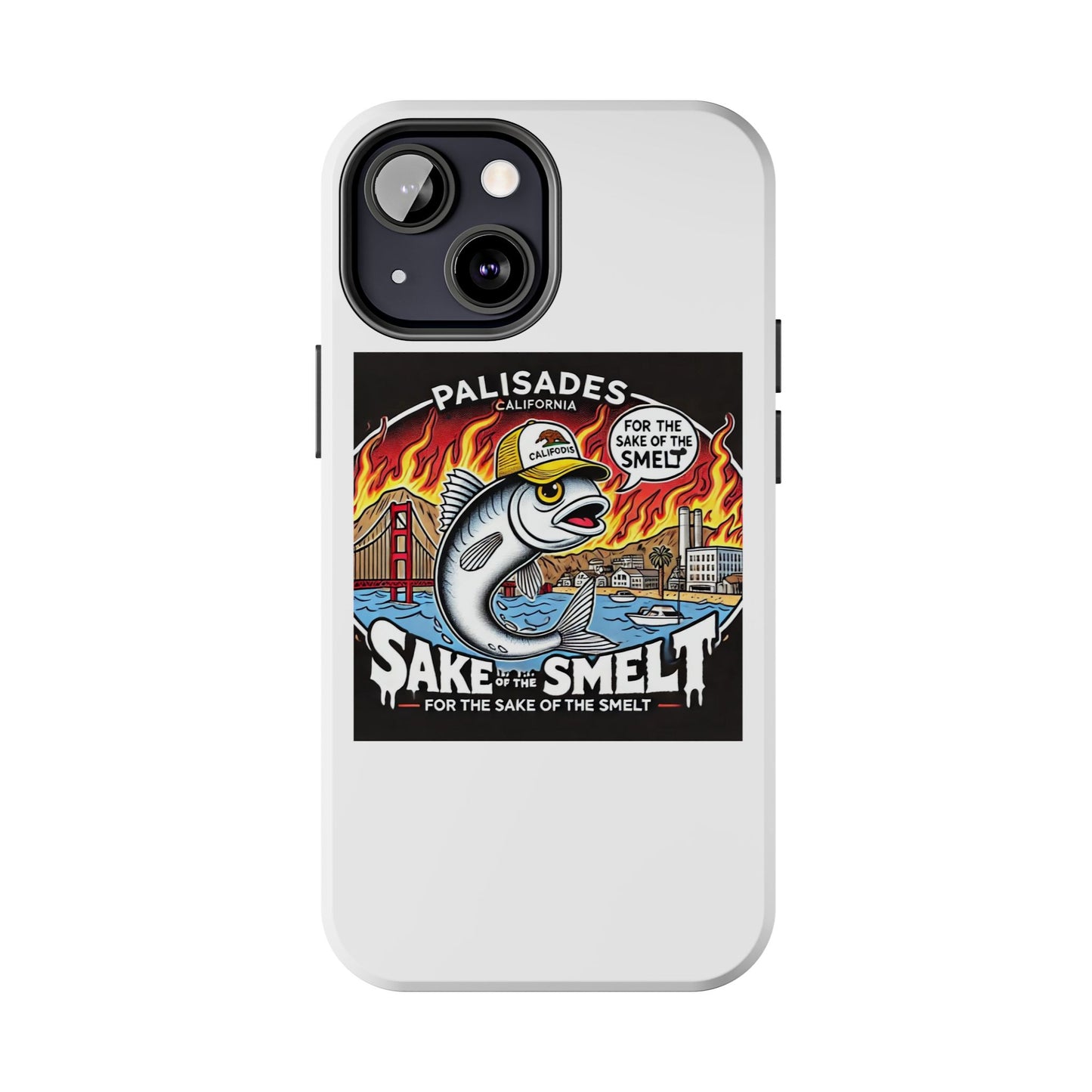 Palisades With Fish With Hair | Tough Phone Case