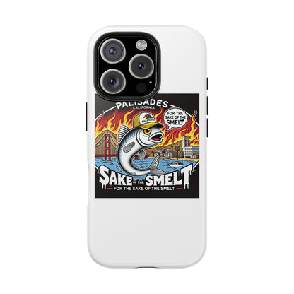 Palisades With Fish With Hair | Tough Phone Case