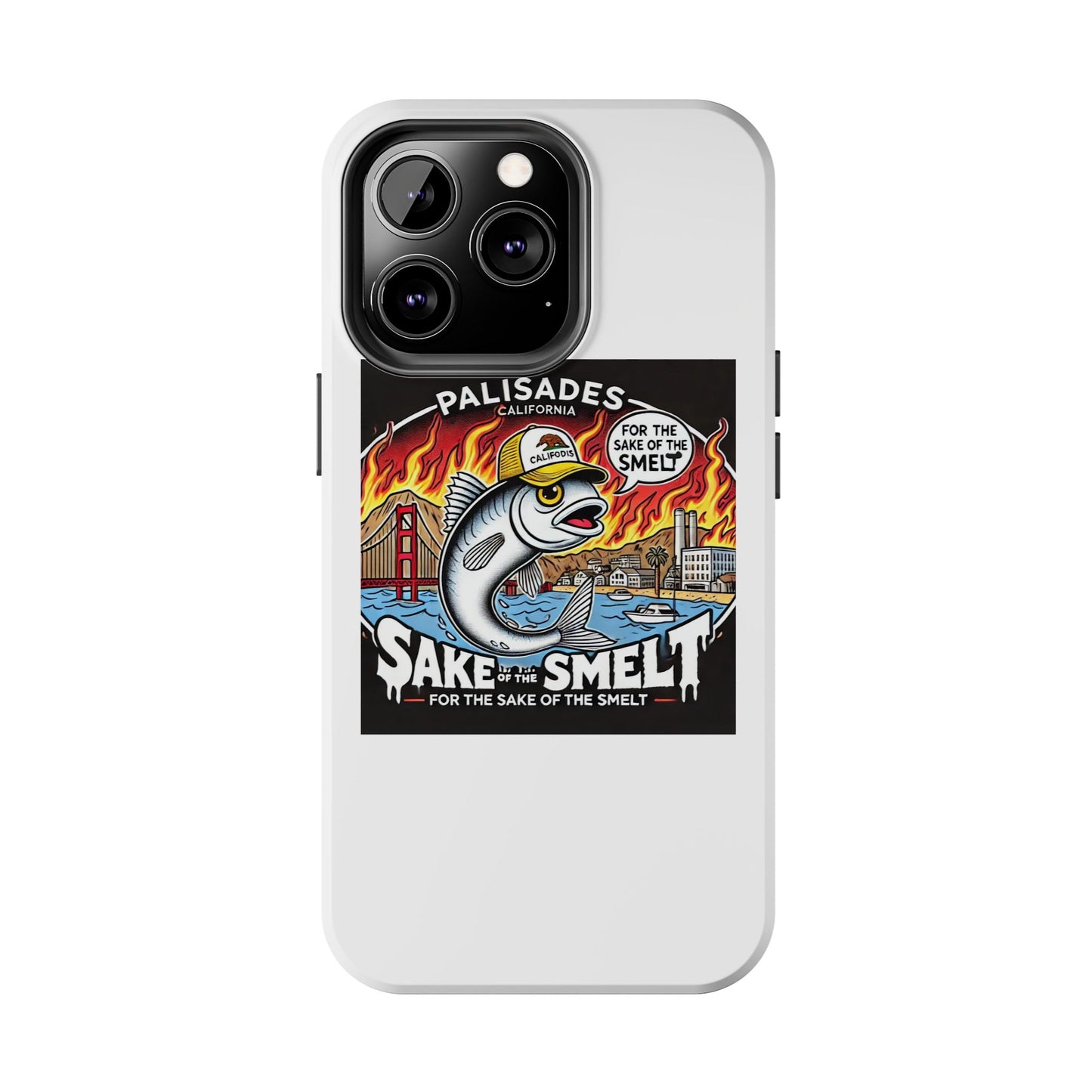 Palisades With Fish With Hair | Tough Phone Case